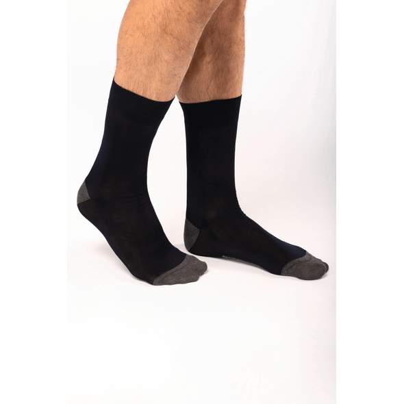 Kariban | Mid-length mercerized cotton socks